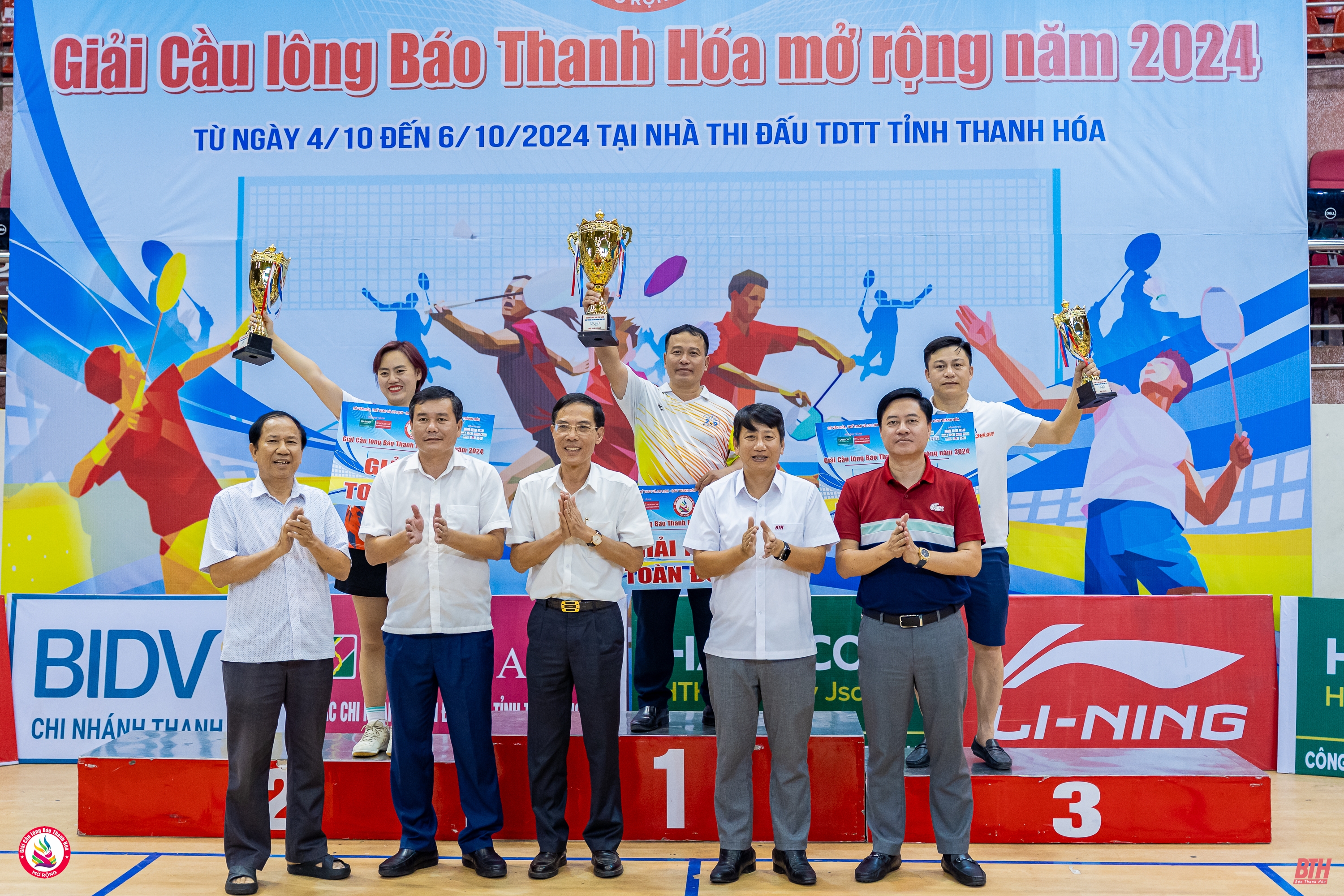 Giải Cầu lông Báo Thanh Hoá mở rộng năm 2024 thành công tốt đẹp