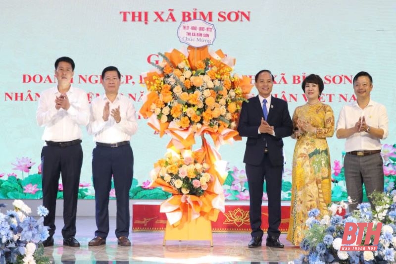 Thị xã Bỉm Sơn gặp mặt doanh nghiệp, doanh nhân