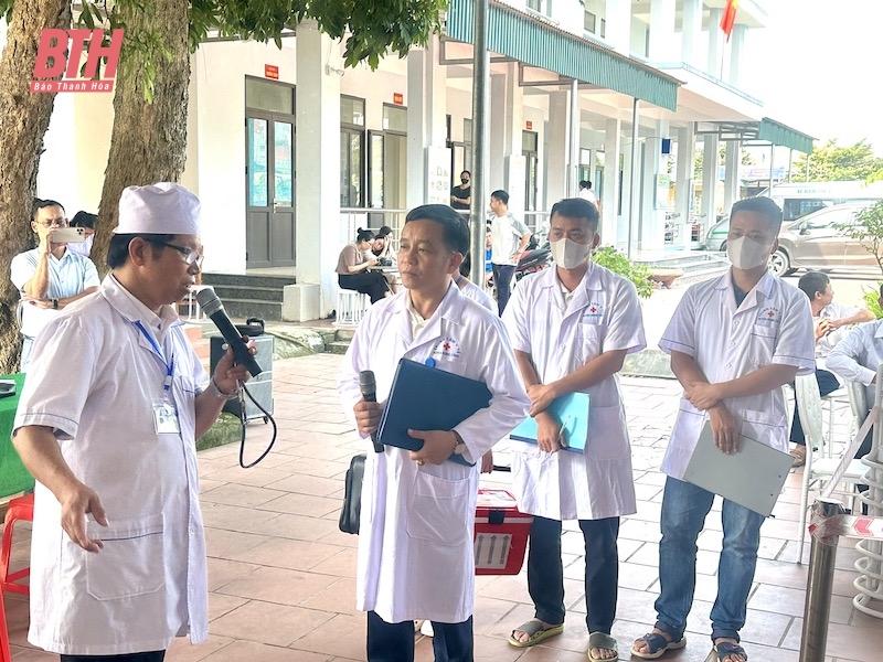 Diễn tập điều tra, xử lý vụ ngộ độc thực phẩm tại huyện Nông Cống