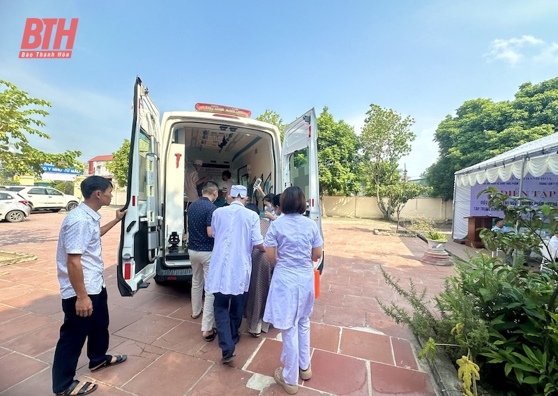 Diễn tập điều tra, xử lý vụ ngộ độc thực phẩm tại huyện Nông Cống