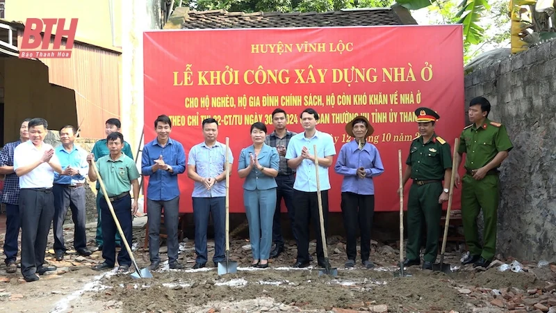 Vĩnh Lộc: Khánh m88 trang chủ, bàn giao nhà ở theo Chỉ thị số 22 của Ban Thường vụ Tỉnh uỷ
