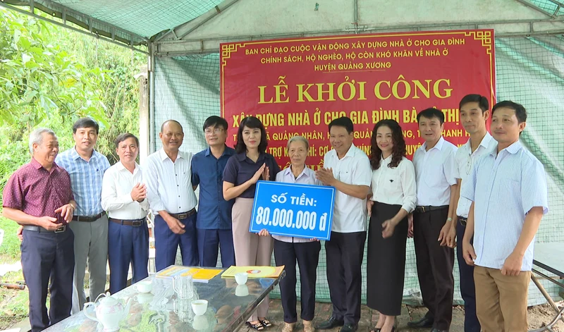 cá cược bóng đá m88: Tiếp nhận trên 9,5 tỷ đồng hỗ trợ làm nhà ở cho hộ nghèo
