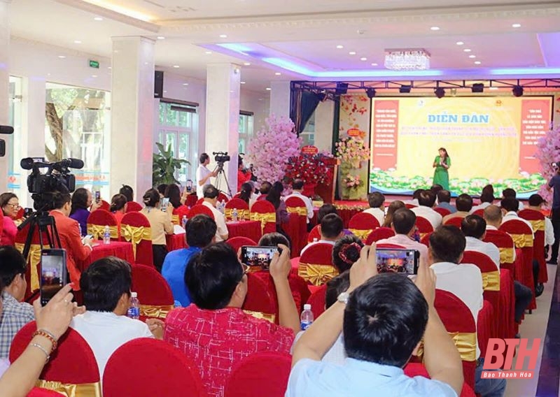 Diễn đàn Di tích phụng thờ Tô Hiến Thành, giá trị lịch sử - văn hóa, góp phần phát triển văn hóa du lịch biển huyện Hoằng Hóa