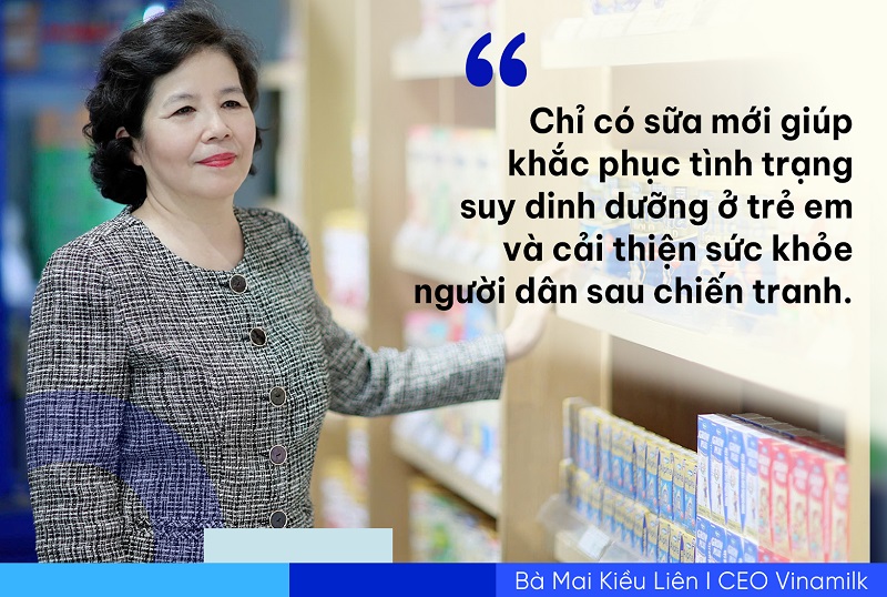 Những câu nói của bà Mai Kiều Liên làm nên “chất” Vinamilk