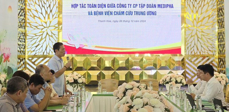 Ký kết hợp tác toàn diện giữa Tập đoàn Medipha và Bệnh viện Châm cứu Trung ương