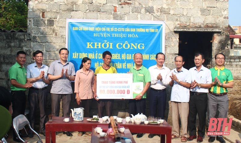 Thiệu dang nhap m88 khởi công xây dựng nhà ở cho 3 hộ nghèo