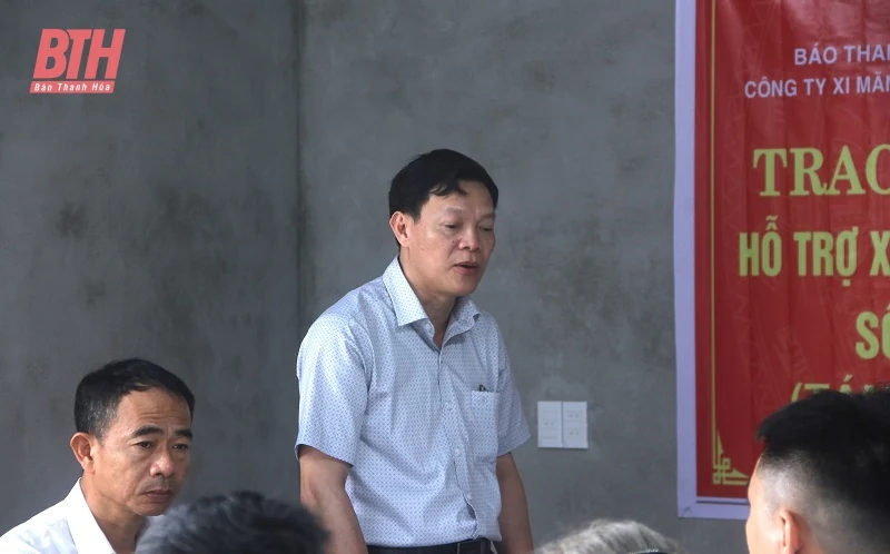 Xi măng Long Sơn và Báo Thanh nhà cái m88 mang niềm vui đến với các gia đình gặp khó khăn về nhà ở 