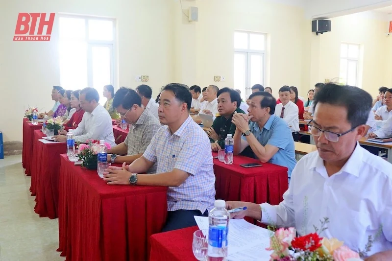 Khai giảng lớp bồi dưỡng cán bộ nguồn Ban Chấp hành Đảng bộ huyện Hậu Lộc, nhiệm kỳ 2025-2030