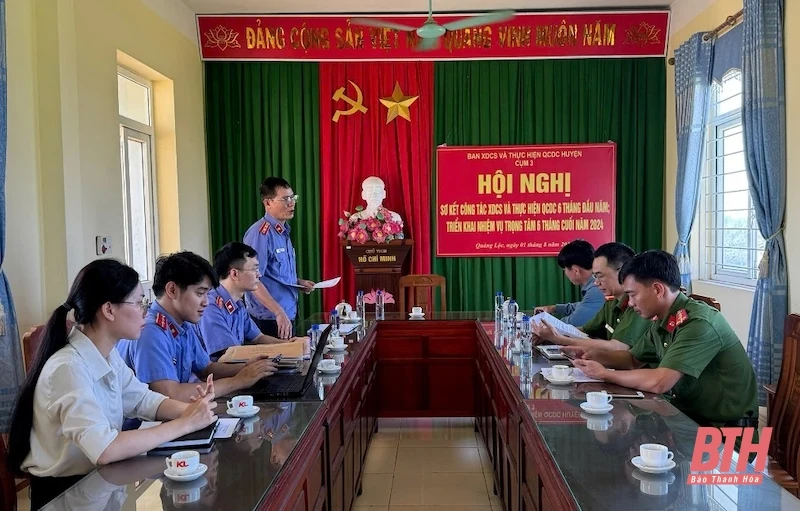 Viện KSND huyện Quảng Xương tăng cường công tác kiểm sát, kiến nghị khắc phục, phòng ngừa vi phạm pháp luật