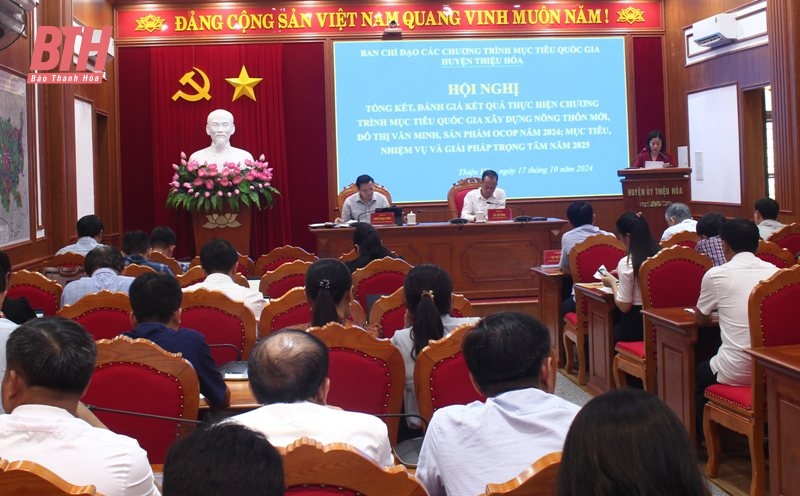 Thiệu m88 the thao: Phấn đấu đạt huyện nông thôn mới nâng cao trong năm 2025