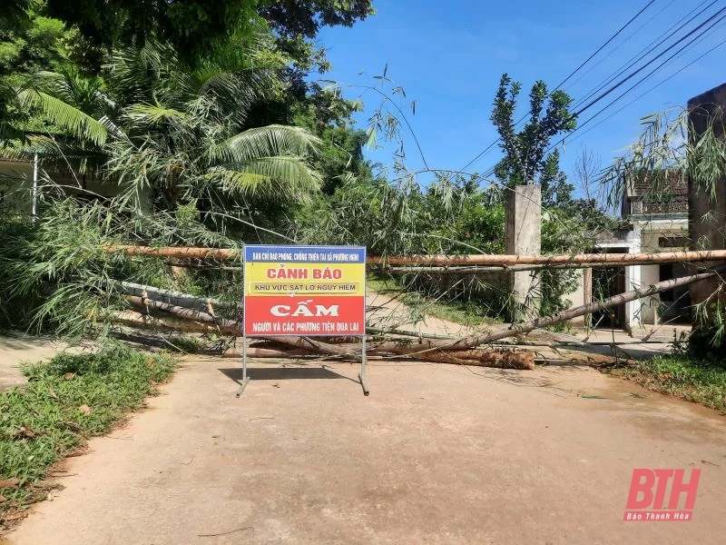 Dự báo các huyện Như Thanh, Như Xuân có nguy cơ cao xảy ra lũ quét, sạt lở đất, sụt lún đất 