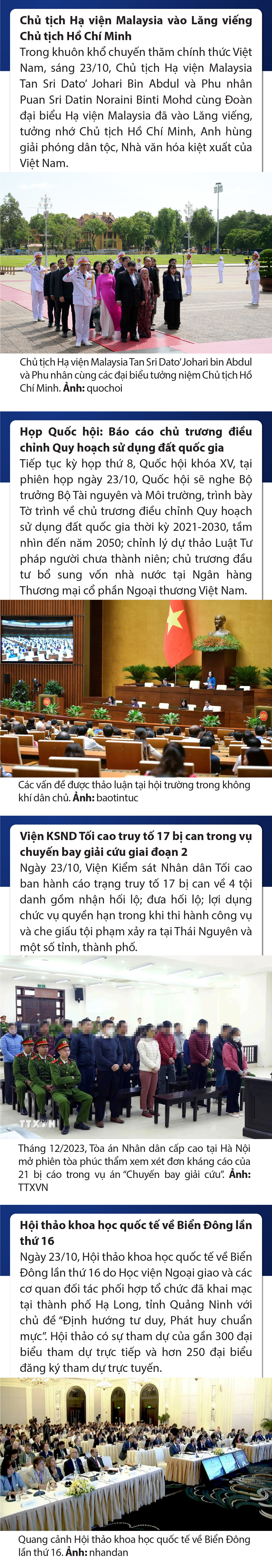 Sự kiện nổi bật trong m88 cá cược thể thao trực tuyến, quốc tế ngày 23/10