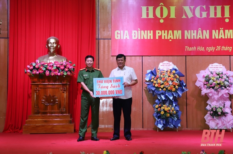 Ấm áp tình người trong Hội nghị gia đình phạm nhân tại Trại giam Thanh Cẩm