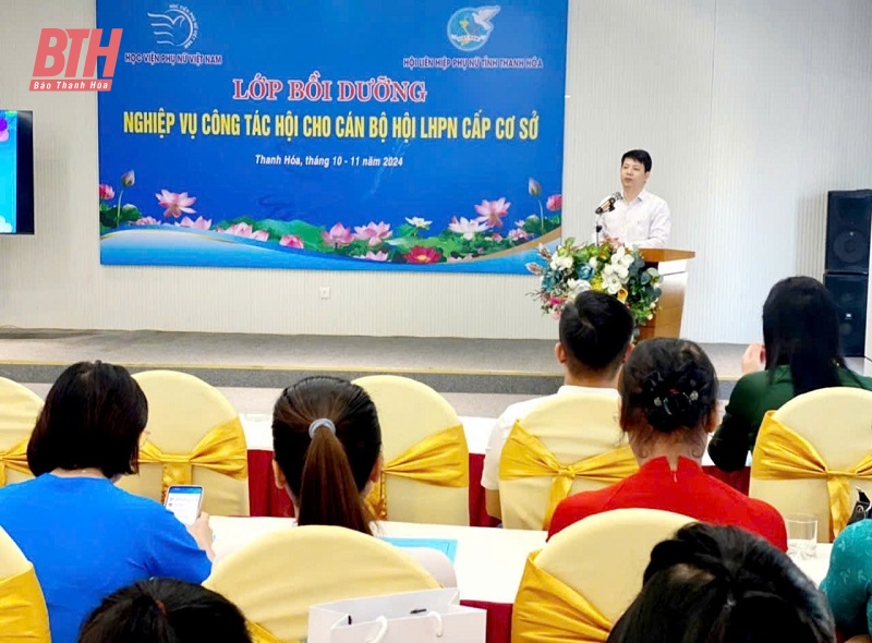 Bế giảng lớp bồi dưỡng nghiệp vụ công tác Hội tỉnh Thanh Hoá và Bắc Ninh 2024