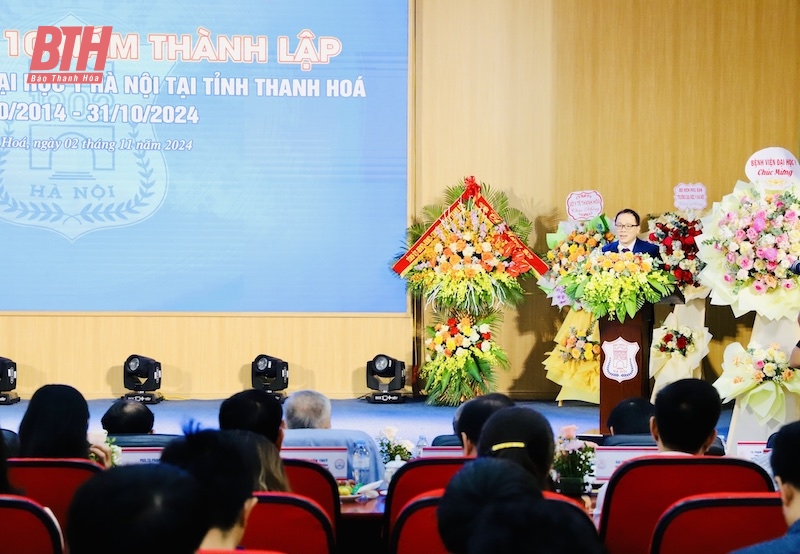 Kỷ niệm 10 năm thành lập Phân hiệu Trường Đại học Y Hà Nội tại Thanh Hóa