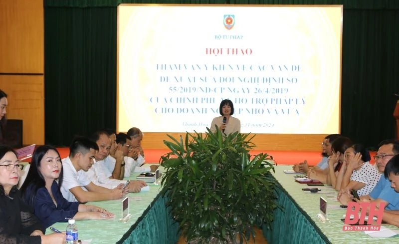 Tham vấn ý kiến về đề xuất sửa đổi nghị định hỗ trợ pháp lý cho m88 cá cược thể thao trực tuyến