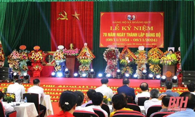 Đảng bộ xã Hoằng Quý kỷ niệm 70 năm ngày thành lập