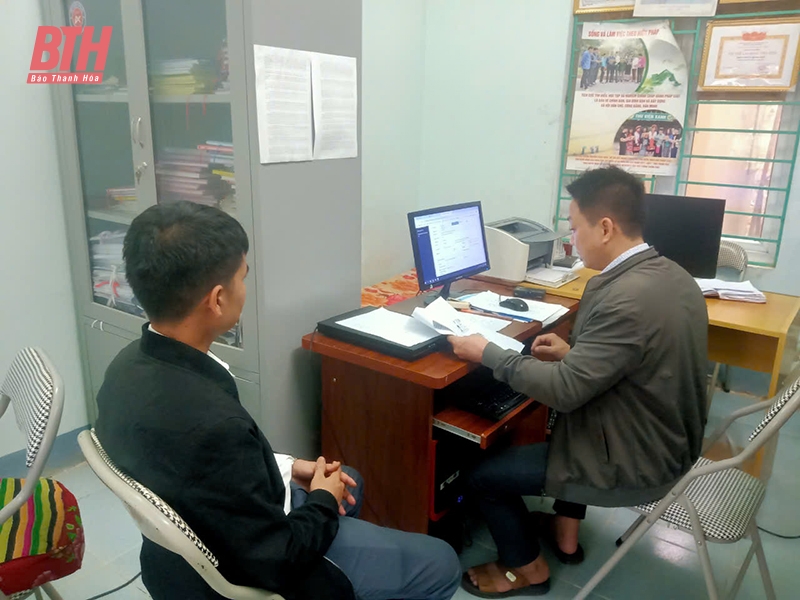 Mường Lát đẩy nhanh tiến độ số hóa dữ liệu hộ tịch