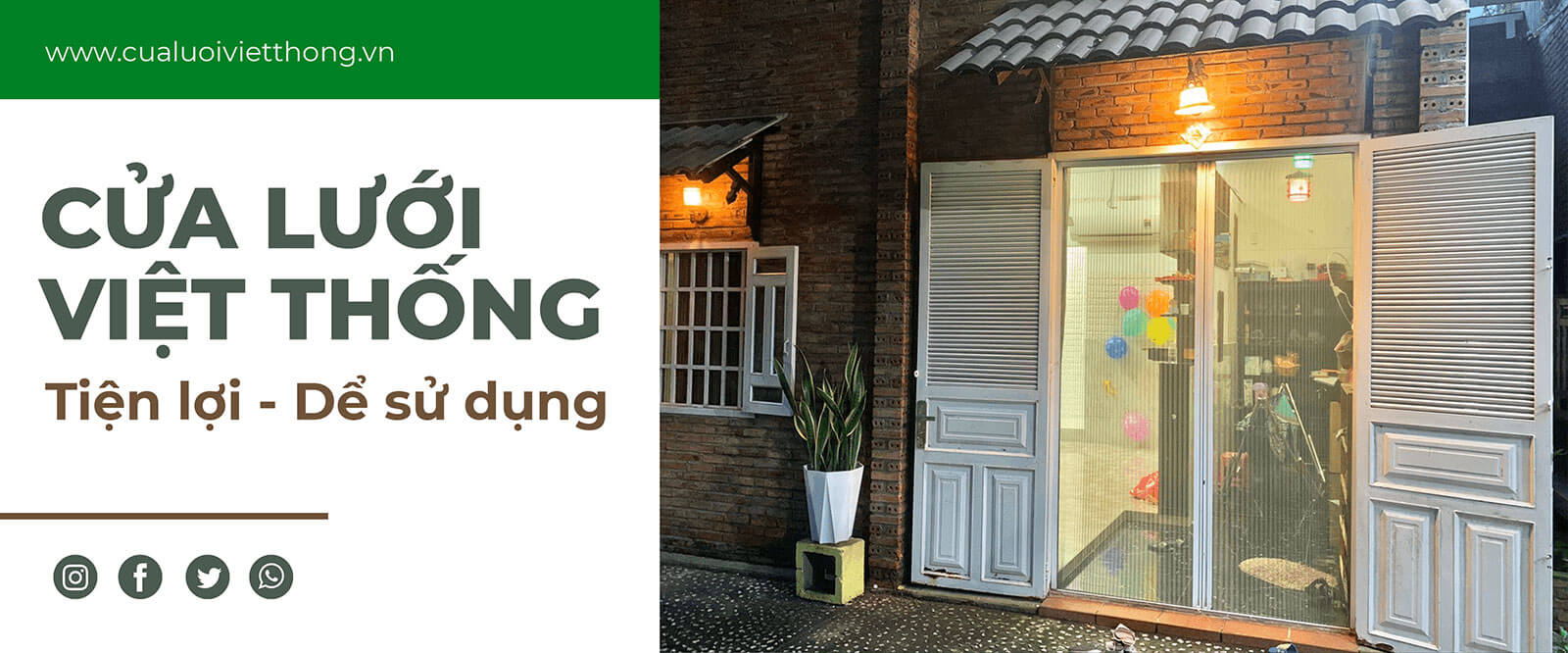 Cửa lưới chống muỗi Việt Thống - Sự lựa chọn hoàn hảo cho sức khỏe gia đình
