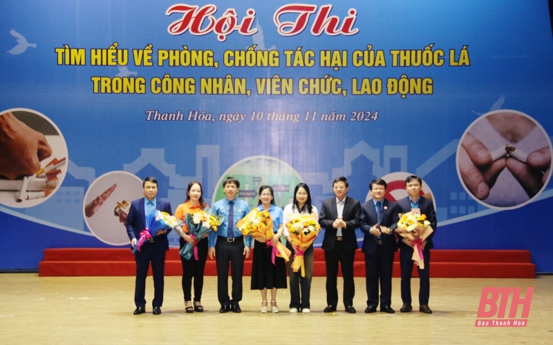 Hội thi tìm hiểu về phòng, chống tác hại của thuốc lá trong công nhân, viên chức, lao động