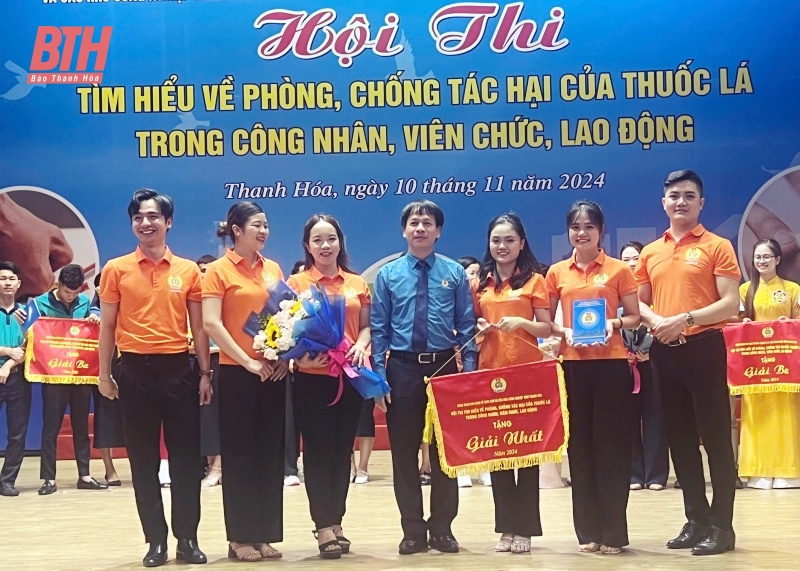 Hội thi tìm hiểu về phòng, chống tác hại của thuốc lá trong công nhân, viên chức, lao động