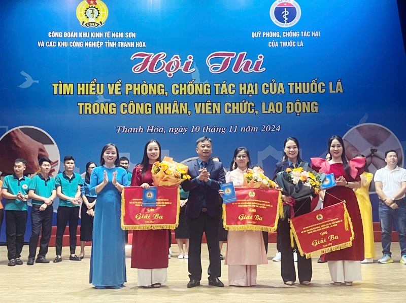 Hội thi tìm hiểu về phòng, chống tác hại của thuốc lá trong công nhân, viên chức, lao động