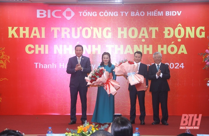 Tổng Công ty Bảo hiểm BIDV khai trương hoạt động chi nhánh BIC Thanh Hóa