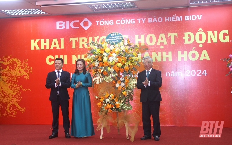 Tổng Công ty Bảo hiểm BIDV khai trương hoạt động chi nhánh BIC Thanh Hóa