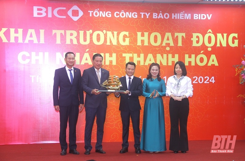 Tổng Công ty Bảo hiểm BIDV khai trương hoạt động chi nhánh BIC Thanh Hóa