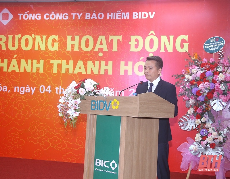 Tổng Công ty Bảo hiểm BIDV khai trương hoạt động chi nhánh BIC Thanh Hóa