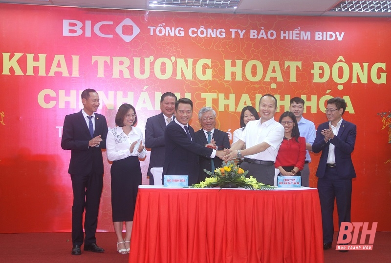 Tổng Công ty Bảo hiểm BIDV khai trương hoạt động chi nhánh BIC Thanh Hóa