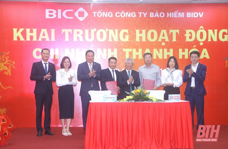 Tổng Công ty Bảo hiểm BIDV khai trương hoạt động chi nhánh BIC Thanh Hóa