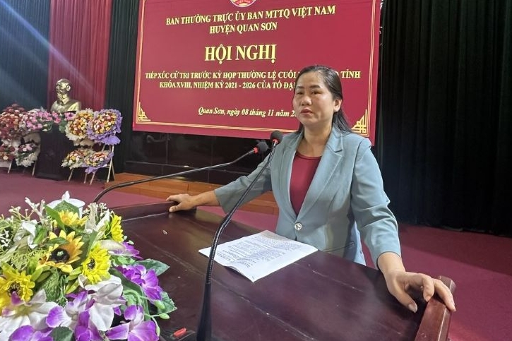 Cử tri huyện Quan Sơn kiến nghị đầu tư cơ sở hạ tầng phục vụ phát triển sản xuất, ổn định đời sống