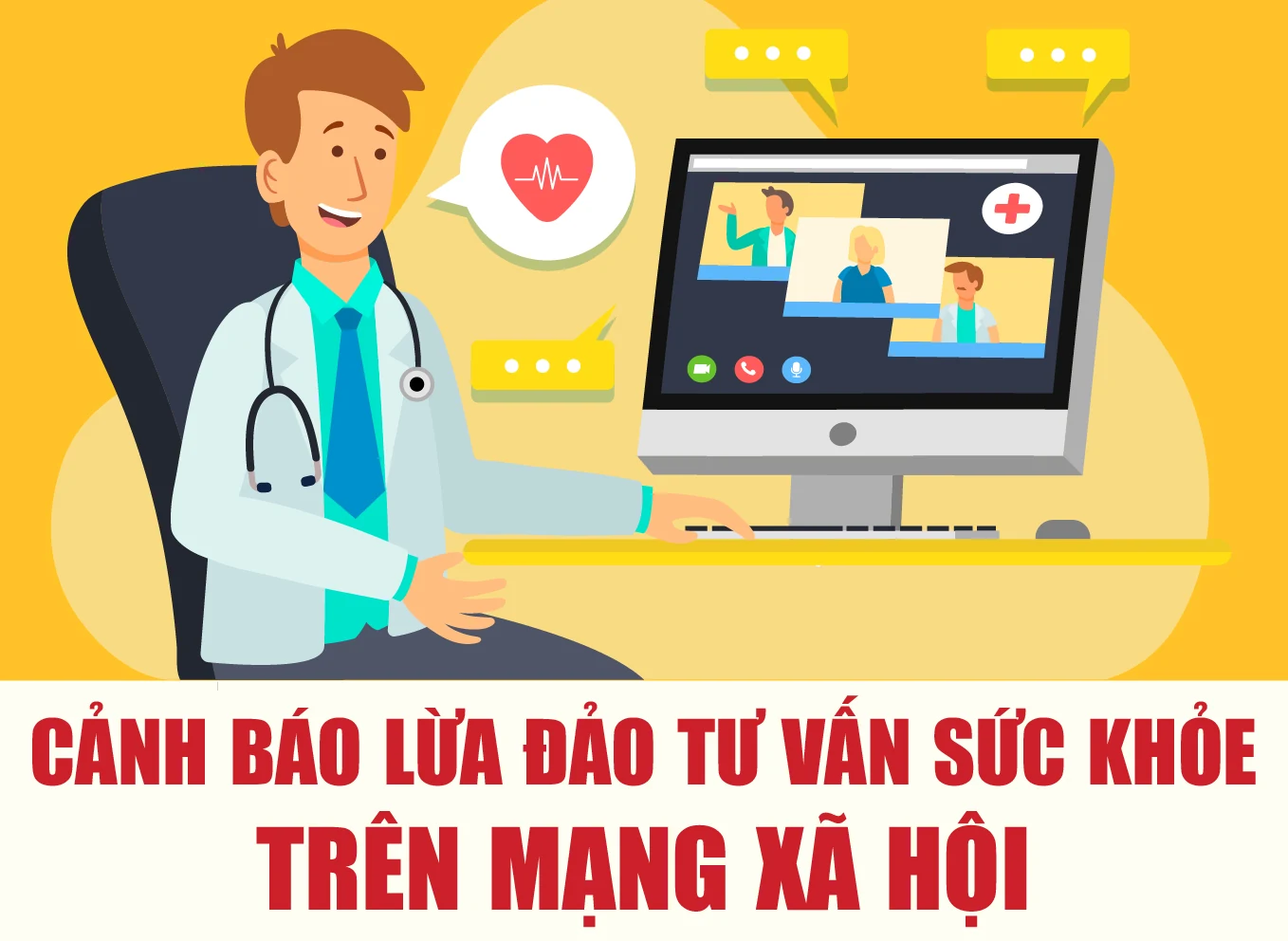 [Infographics] - Cảnh báo lừa đảo tư vấn sức khỏe trên mạng xã hội