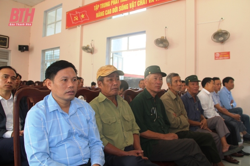 Cử tri huyện Thiệu Hóa kiến nghị nhiều vấn đề liên quan đến đời sống dân sinh