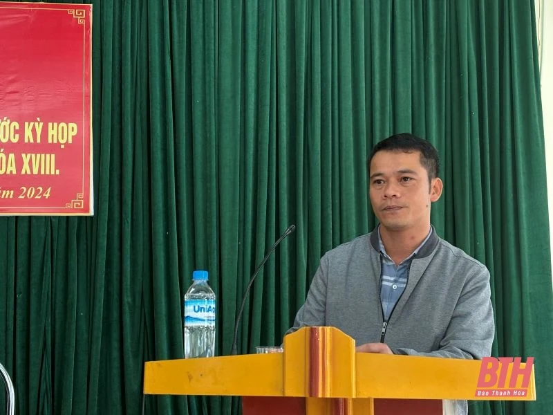 Tổ đại biểu HĐND tỉnh tiếp xúc cử tri huyện Thường Xuân