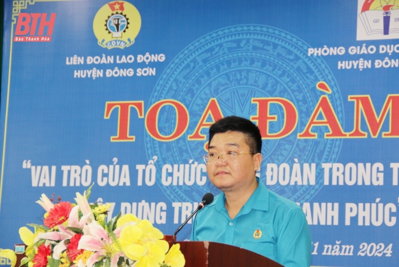 Tọa đàm “Vai trò của tổ chức công đoàn trong tham gia xây dựng trường học hạnh phúc”