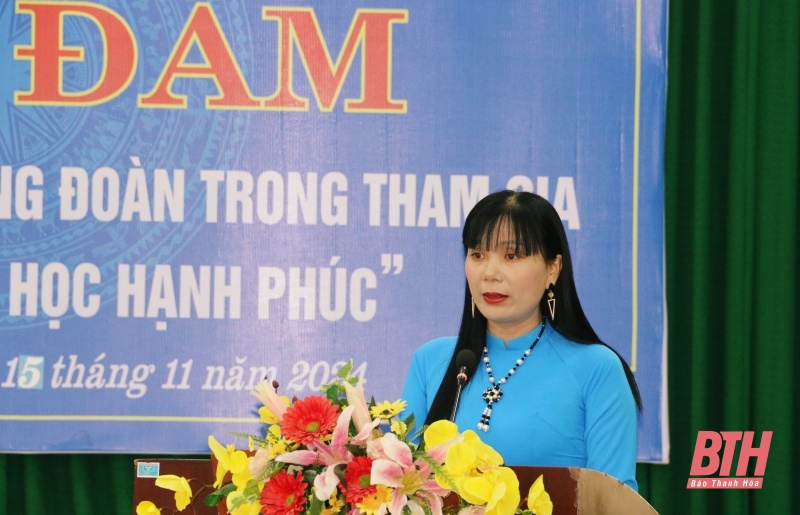 Tọa đàm “Vai trò của tổ chức công đoàn trong tham gia xây dựng trường học hạnh phúc”