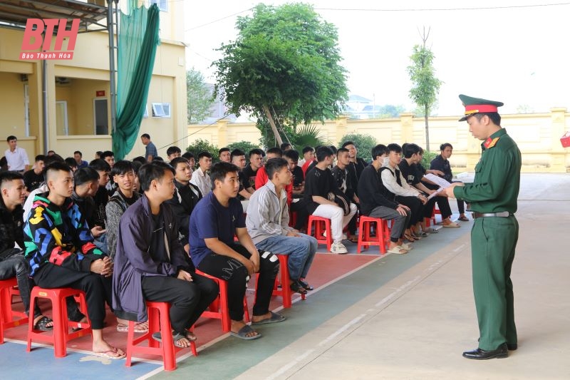Thiệu Hoá khám tuyển nghĩa vụ quân sự năm 2025