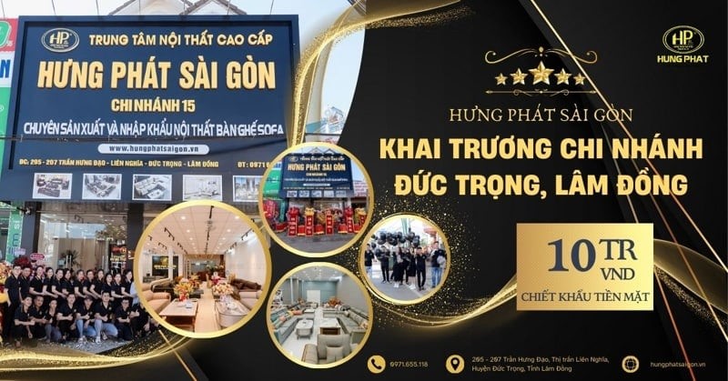 Hưng Phát Sài Gòn Đức Trọng khai trương chi nhánh tại tỉnh Lâm Đồng