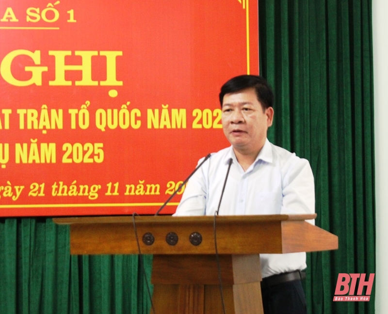 Cụm thi đua số 1 tổng kết công tác dân vận và MTTQ năm 2024