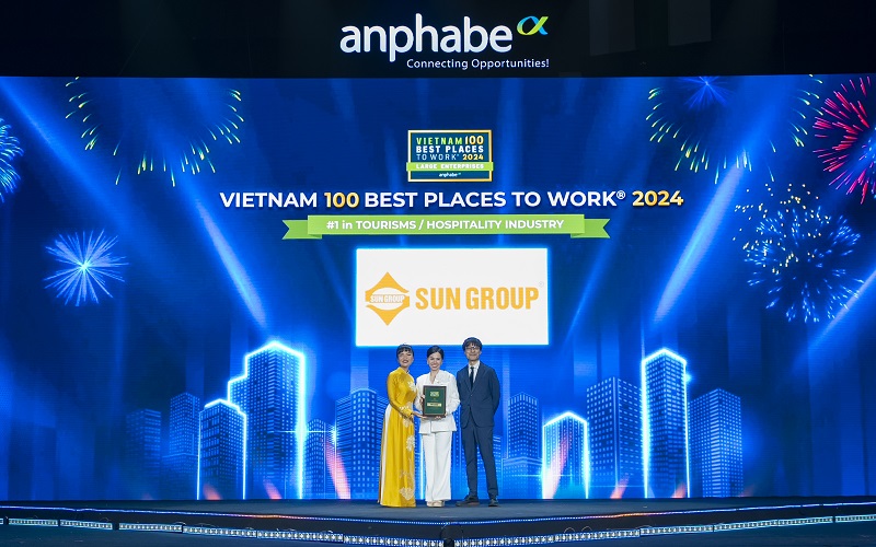 Sun Group 5 năm liên tiếp đạt giải “Top 100 nơi làm việc tốt nhất Việt Nam”