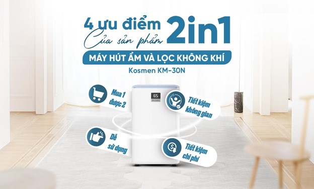 Có nên mua máy hút ẩm tích hợp lọc không khí không?