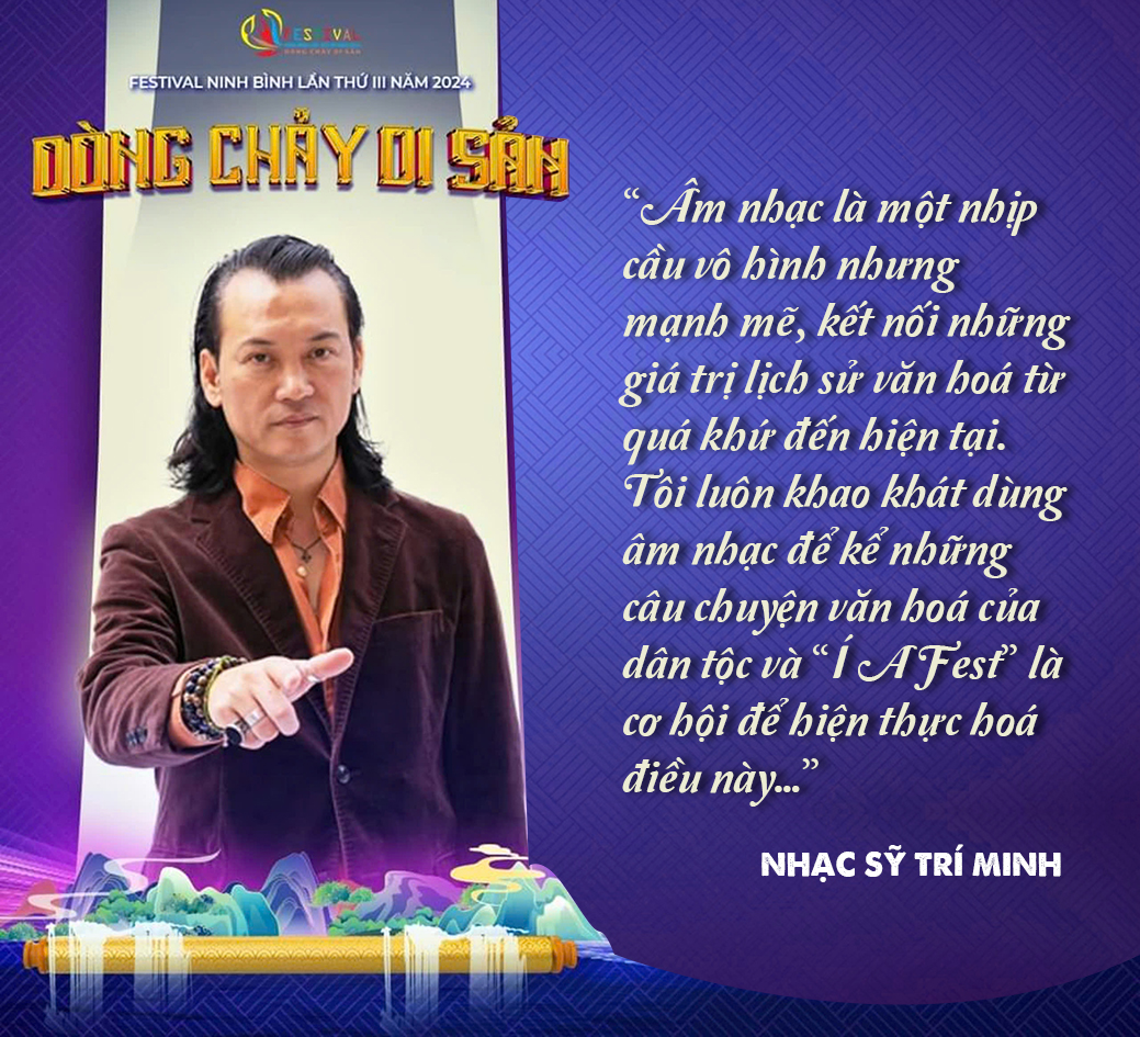 Festival Ninh Bình 2024 - Dòng chảy di sản: Hành trình trải nghiệm hấp dẫn, độc đáo 
