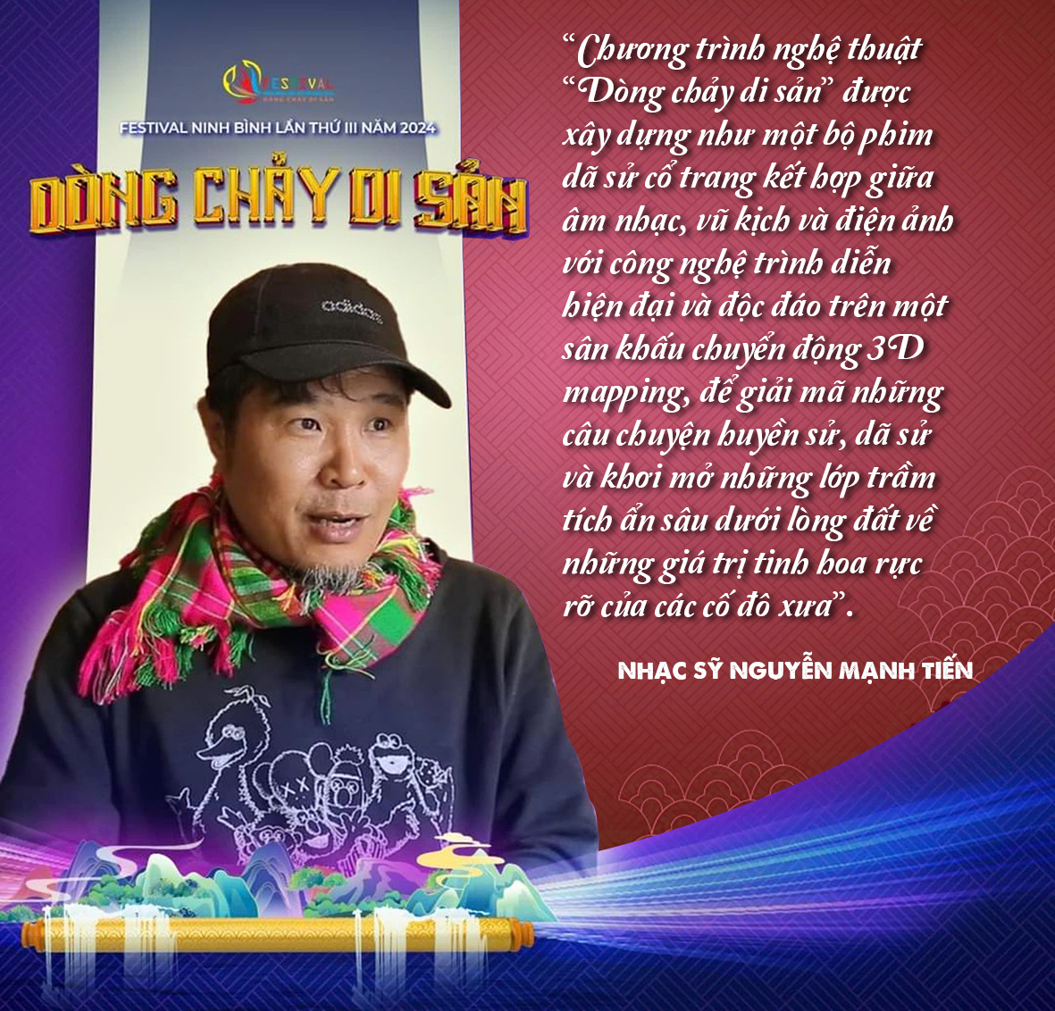 Festival Ninh Bình 2024 - Dòng chảy di sản: Hành trình trải nghiệm hấp dẫn, độc đáo 