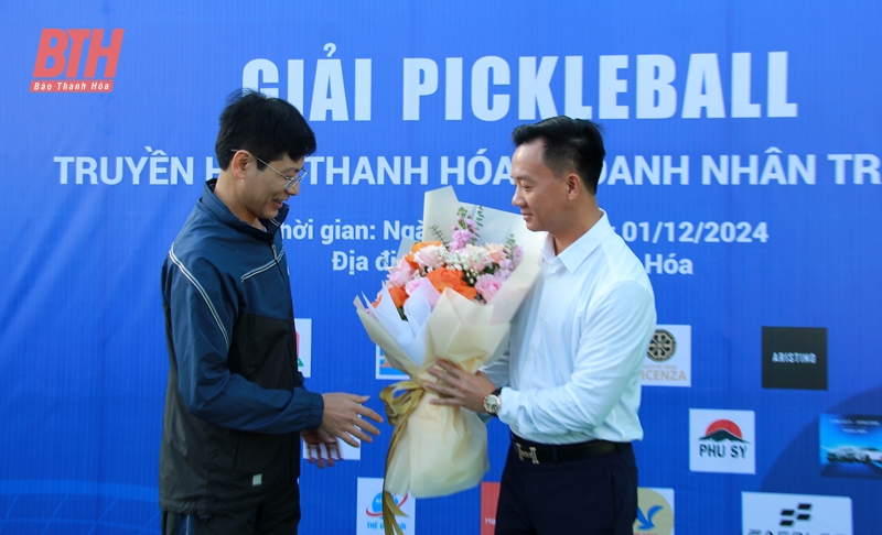 Khai mạc Giải Pickleball Truyền hình Thanh Hóa - Doanh nhân trẻ lần thứ nhất năm 2024