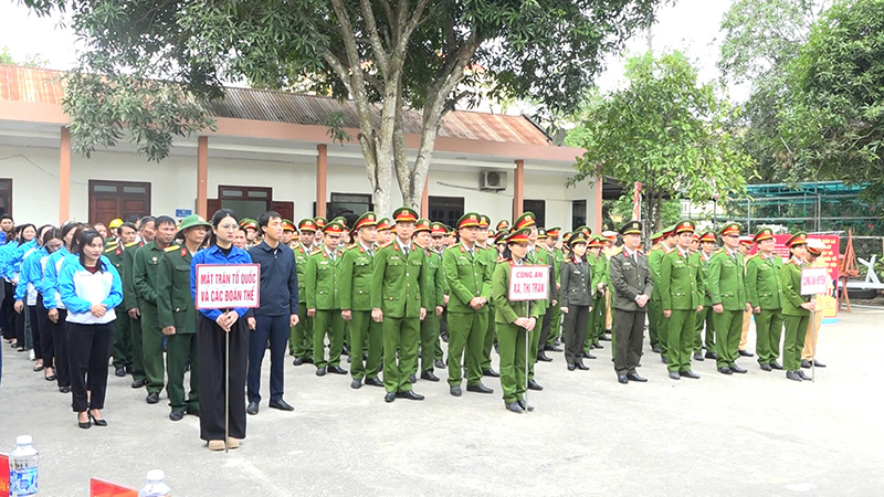 Thạch Thành: Ra quân thực hiện chiến dịch cao điểm tuyên truyền phòng chống ma túy; xây dựng xã, thị trấn không ma túy 