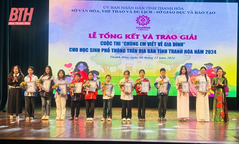 Hai bức thư đoạt giải Nhất tại cuộc thi “Chúng em viết về gia đình”