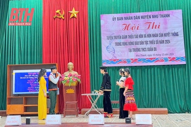 Giảm thiểu tảo hôn và hôn nhân cận huyết thống trong vùng đồng bào dân tộc thiểu số thông qua một hội thi