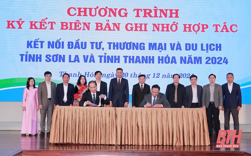 Kết nối đầu tư, thương mại và du lịch tỉnh Sơn La và Thanh Hóa năm 2024